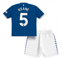 Everton Michael Keane #5 Domaci Dres za djecu 2023-24 Kratak Rukav (+ Kratke hlače)